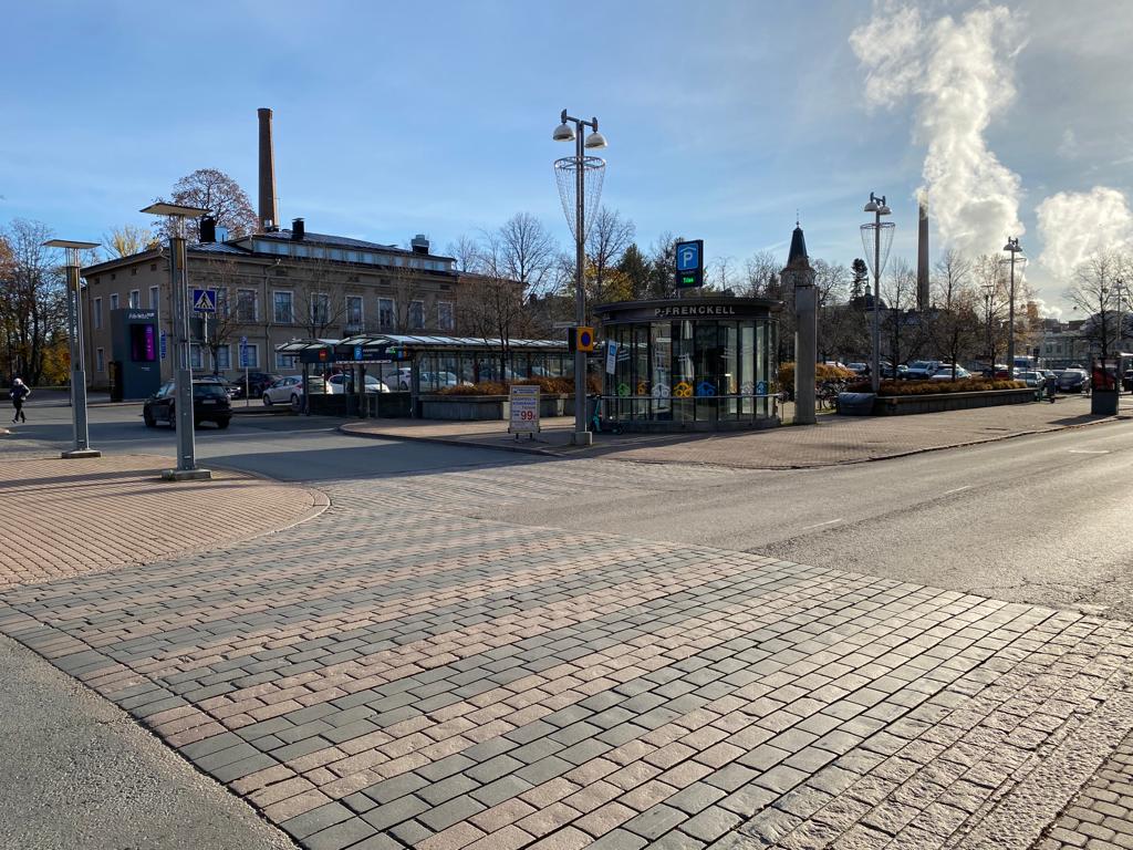car wash in the center of Tampere